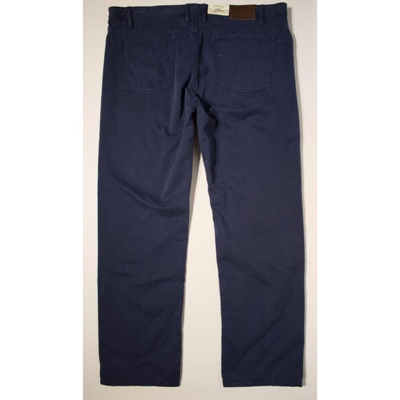 NWT Orvis 5-Pocket 100% Cotton Twill Pant Jeans Straight Leg Navy Blue Men 42x32 - Picture 4 of 9